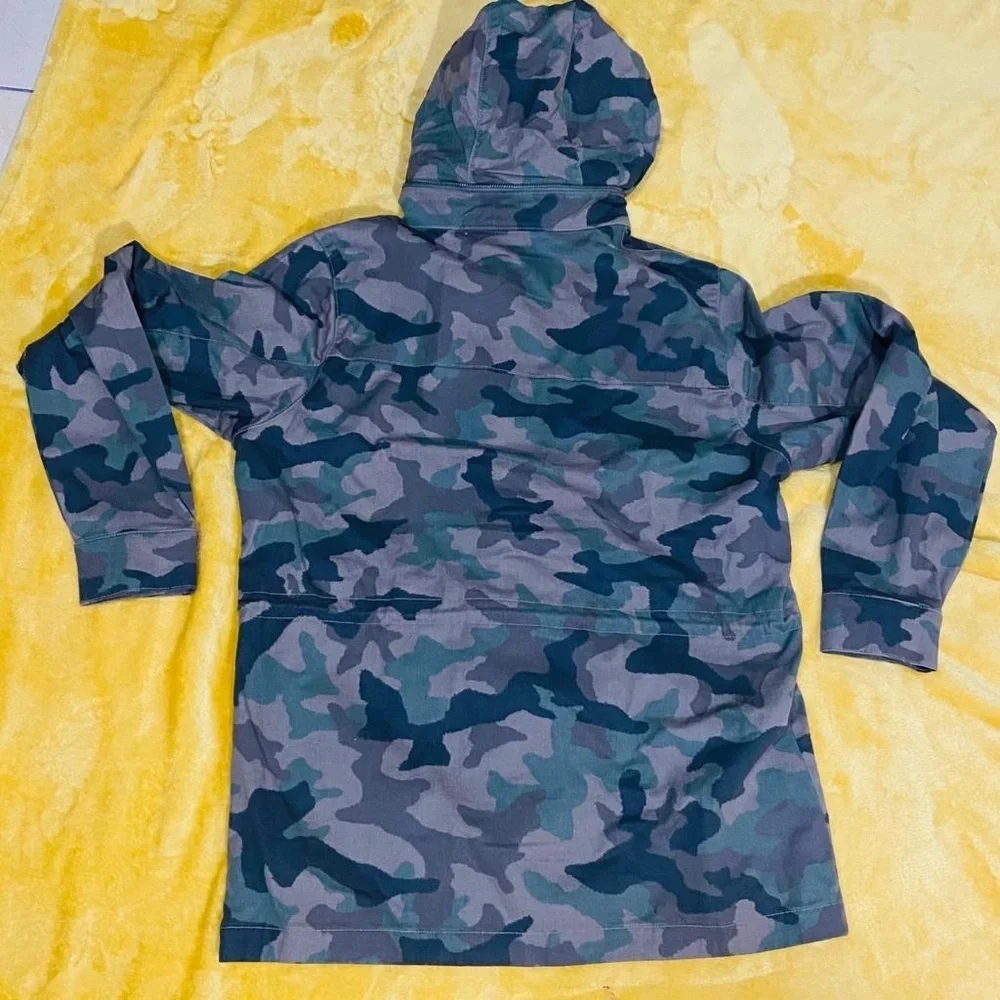 Columbia military denim jacket Camo camouflage style